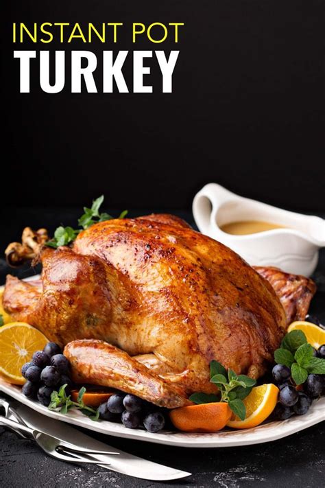 Kosher salt and freshly ground black pepper. With this Instant Pot turkey recipe it is possible to cook ...