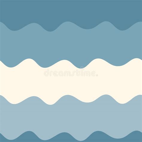Marine Seamless Patternbackground With Wavestexture Of The Sea River