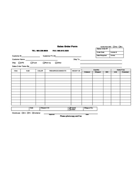 2018 Purchase Order Template Fillable Printable Pdf And Forms Handypdf