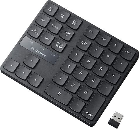 Buy Surnqiee Wireless Numeric Keypad 24g Number Pad 35 Keys Financial