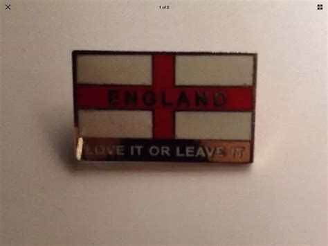 England Love It Or Leave It Pin Badge On Ebay Mason1158 Lots Of Cheap