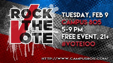 Rock The Vote Urges Millenials To Vote100 In 2016 Pushing All To