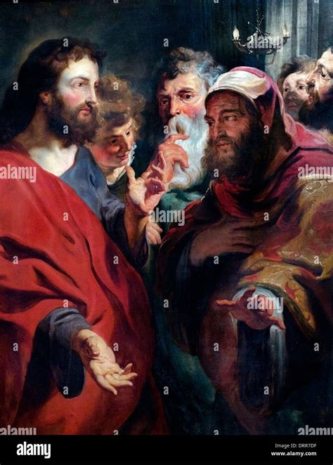 Jesus Taught Nicodemus Jacques Jordaens And Peter Paul Rubens 1577