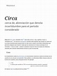 Circa - Wikipedia, La Enciclopedia Libre | PDF | Idiomas | Diccionario