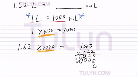 Convert from milliliters to liters and liters to milliliters with this handy conversion tool. Conversion of Metric Units: Liters to Milliliters - YouTube