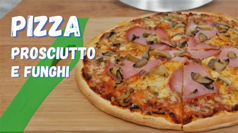 Pizza Prosciutto e Funghi Recipe | Jean Patrique Mezzaluna and Board ...