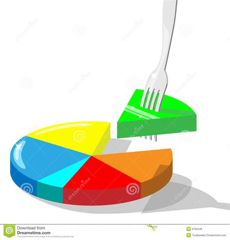 Market share is the percentage of an industry's sales that a particular company owns. Take your market share stock vector. Illustration of part ...