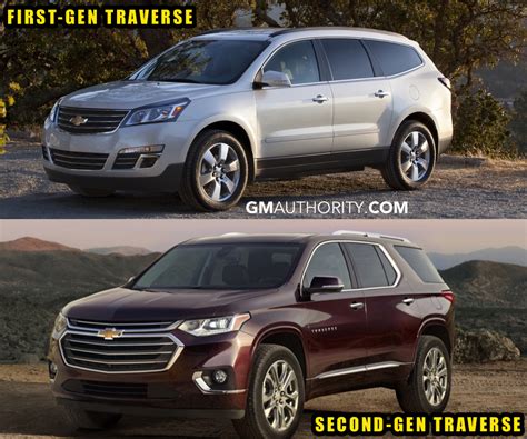 New Chevy Traverse Vs First Gen Traverse Photo Comparison Gm Authority