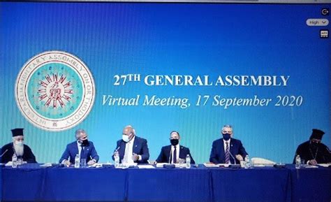 Donn George Represents The Ocp Society At The 27th General Assembly Of