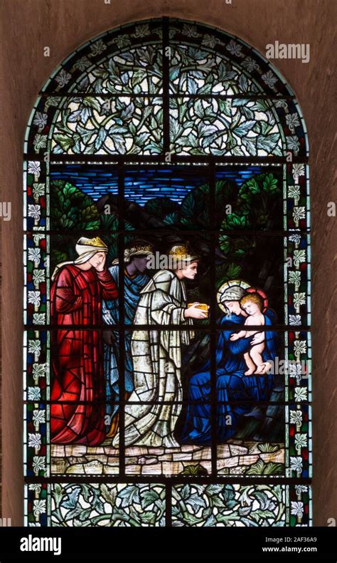 Stained Glass Window Edward Burne Jones Hi Res Stock Photography And