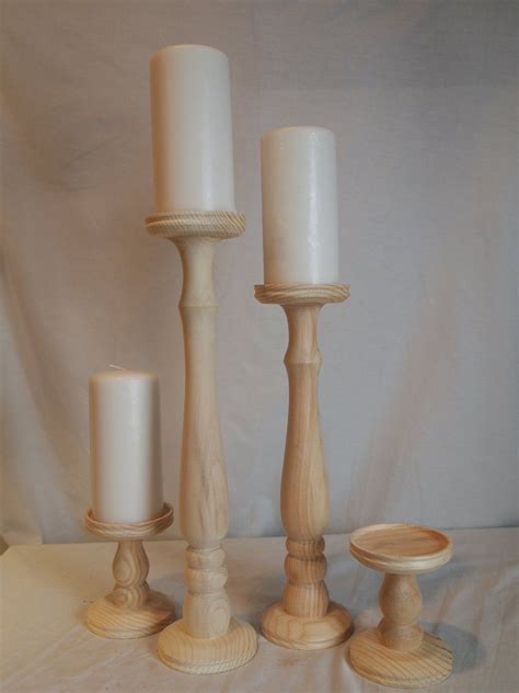To Make Wood Pillar Candle Holders Wood Carved Pillar Candle Holders