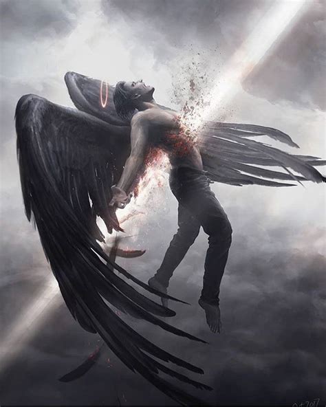 Fallen Angel How To Draw Lucifer Angel Painting Ideas