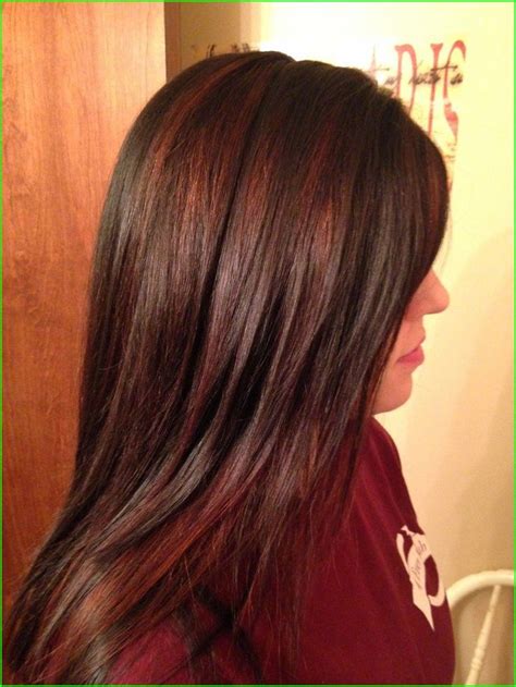 Pin On Red Highlights In Brown Hair