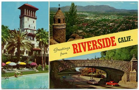 Postcards From 1961 Heres A Beauty From My Old Hometown Of Riverside