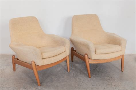 Set Of Two Ladys Lounge Chairs By Arnold Madsen And Henry Schubell For