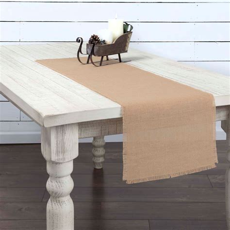 Jute Burlap Natural 48 Inch Table Runner The Weed Patch