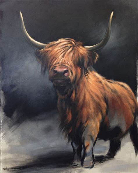 Paintings In 2022 Highland Cow Art Animal Paintings Highland Cow
