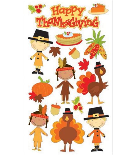 Sticko Harvest Sticker Happy Thanksgiving At Thanksgiving
