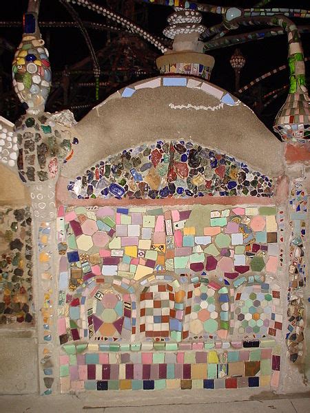 History Los Angeles County Watts Towers As Mosaic Art
