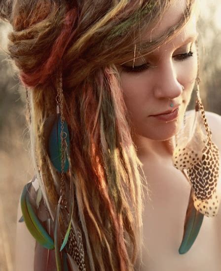 Black hair is not just hair. Dreadlock styles for white women | Bohemia Hairstyle Girl ...