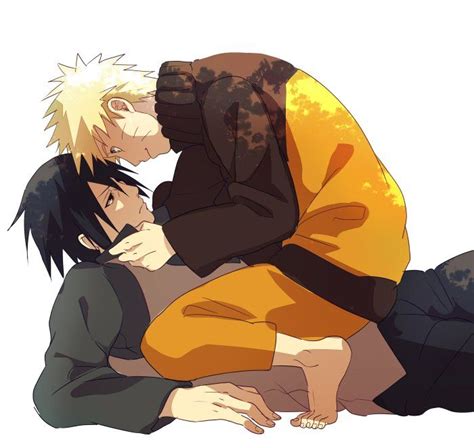 Aca Iro On Twitter Naruto And Sasuke Kiss Sasunaru Narusasu