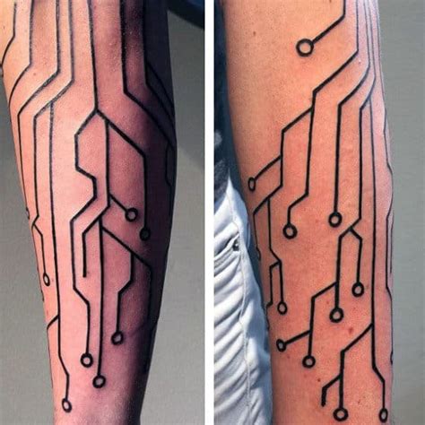 Https://techalive.net/tattoo/computer Circuit Tattoo Design