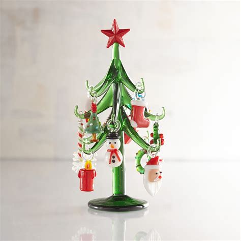Collectible Glass Tree Figurine Pier 1 Imports Unique Christmas Decorations Pretty