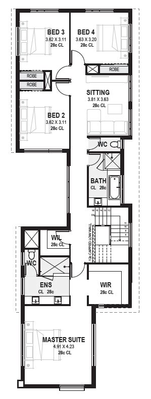 Storey Homes Pretty House 10m Perth Home Builders Master Suite