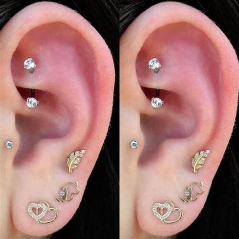 Rook Earring Rook Piercing Jewelry Earrings 16g Eyebrow Jewelry Lip