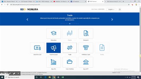 You go to a trade manager and buy 1 of his product. BDO Nomura Trading Platform - YouTube