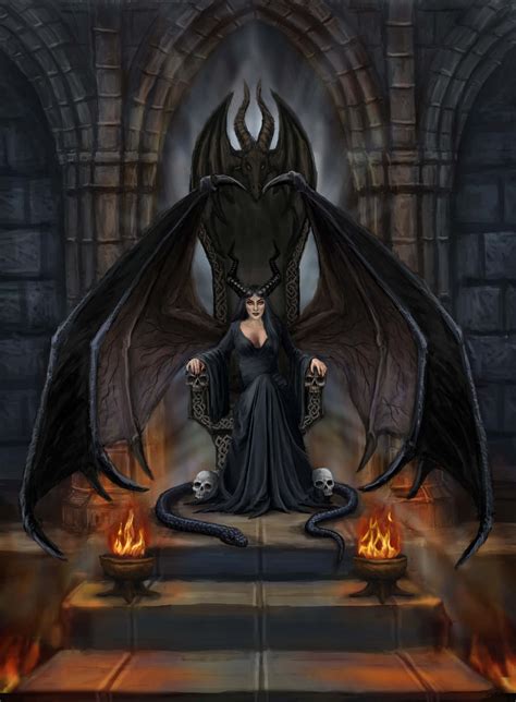 Download Dark Queen Ruling Over Her Mystical Empire Wallpaper