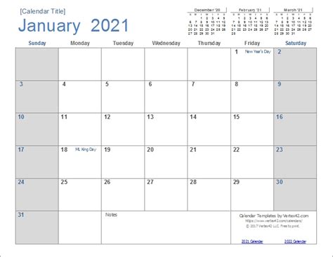 2021 Excel Calendar Template 2021 Excel Calendar Project Timeline Free