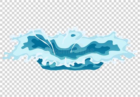 Animated  Water Splash  Transparent Background Fritto