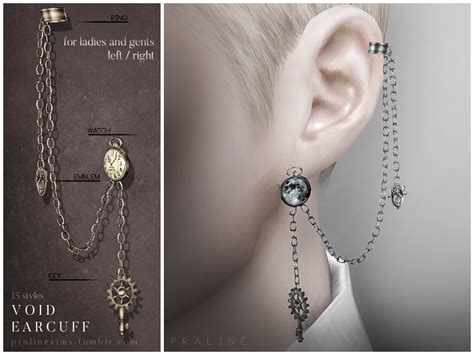 Sims 4 Ccs The Best Void Earcuff By Pralinesims