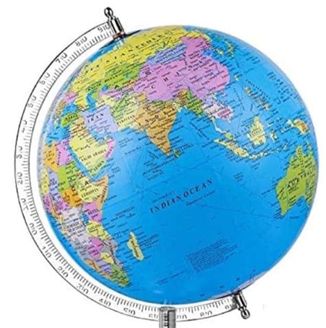 Geokraft Globe Educational Globe 10 Inches Height And 8 Inches Diameter
