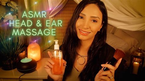 Asmr Head And Ear Massage 💆🏽‍♀️ Headache Massage Asmr Soft Whisper Ear To Ear Youtube