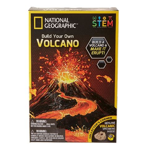 National Geographic Volcano Science Kit Assorted The Warehouse
