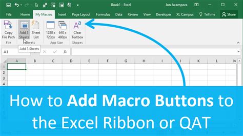 How To Insert Button In Excel For Macro Printable Templates