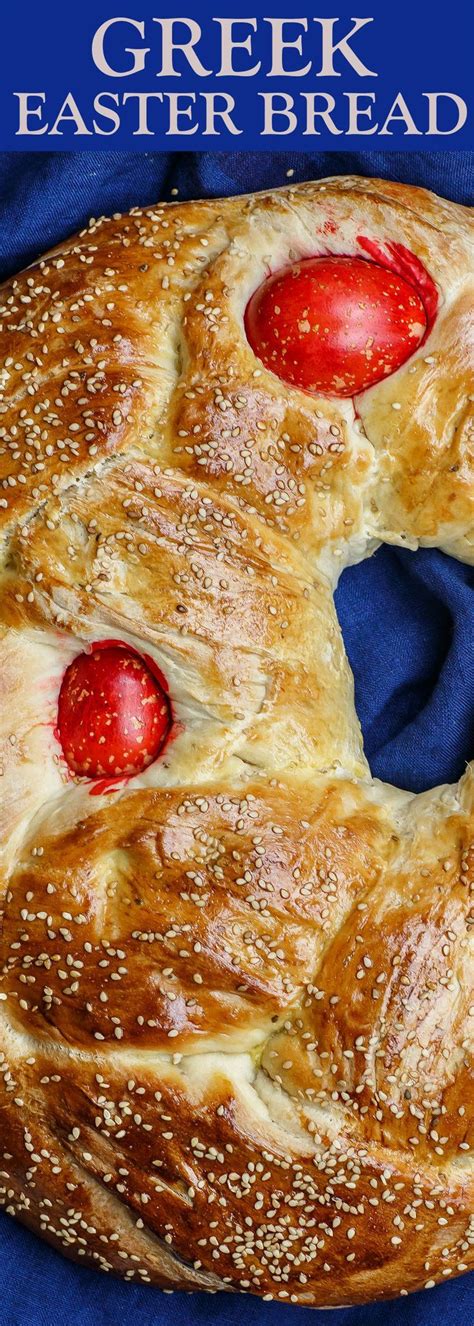 These types of desserts also need to symbolize the holiday itself. Greek Easter Bread Recipe | The Mediterranean Dish. Easy Easter bread recipe for sweet, brioche ...