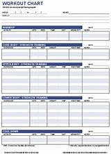 Workout Routine Excel Template