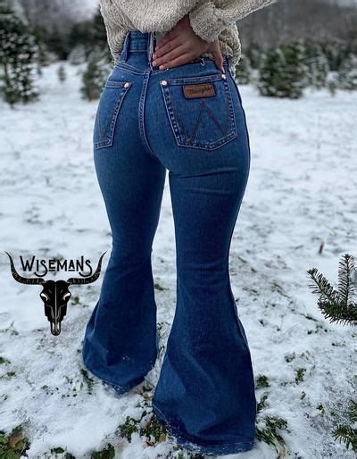 Wrangler Retro Bell Bottom Original Jeans 11mpfga Wiseman S Western Exclusive Stonewash Blue