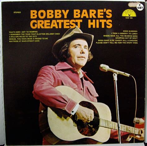 Bobby Bare Bobby Bares Greatest Hits 1974 Vinyl Discogs