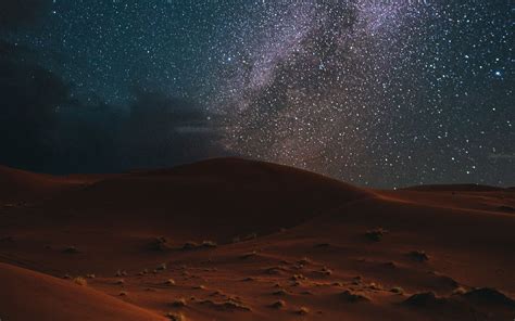 Download Wallpaper 3840x2400 Desert Night Starry Sky Landscape Dark 4k Ultra Hd 1610 Hd