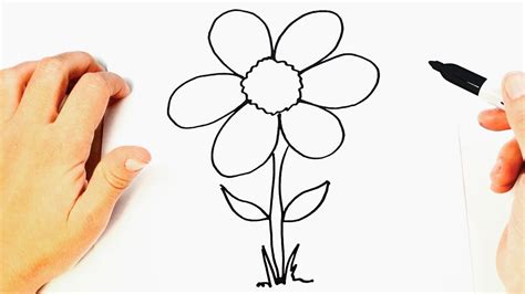 Cómo Dibujar Flores Sencillas Paso A Paso Muy Fácil 2024 Dibuja Fácil