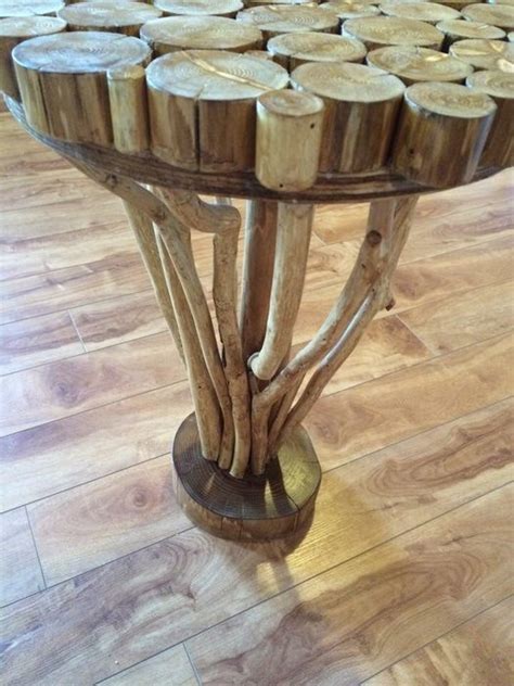 Tree Branch Side Table By Bowtangles ~ Woodworking