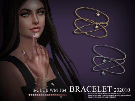 Bracelet 202010 By S Club Wm At Tsr Sims 4 Updates