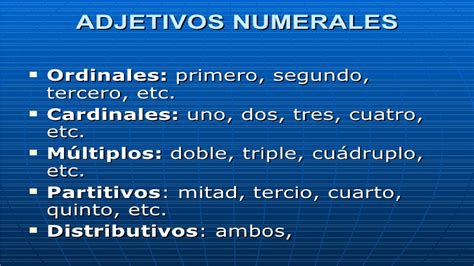 25 Ejemplos De Adjetivos Numerales Puro Tip