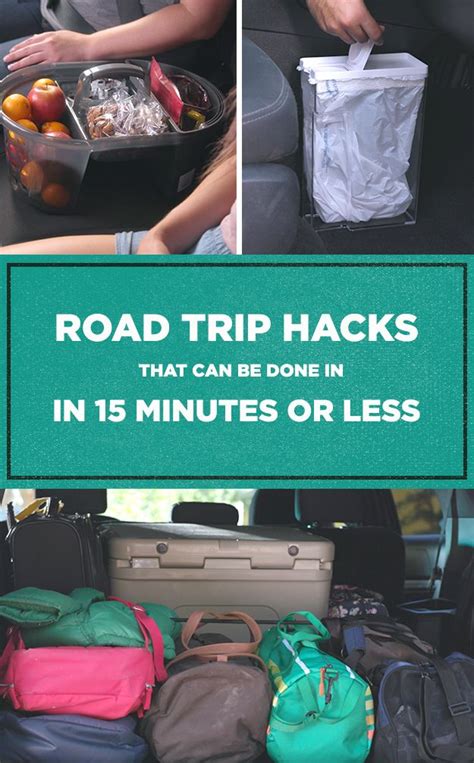Road Trip Hacks That Can Be Done In 15 Minutes Or Less With These Easy
