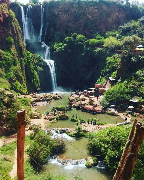 Ouzoud Waterfalls In The Grand Atlas Mountains In Morocco
