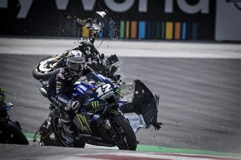 Check out all of the views from the horrific premier class crash at turn 3 in austria.#austriangpvisit the official website: Photo sequence: the huge Austrian Grand Prix crash | MotoGP™